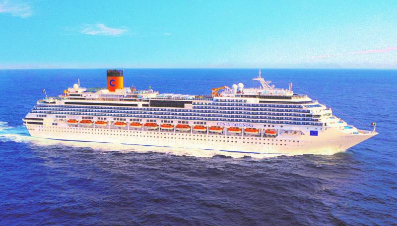 A bord du Costa Fascinosa pour découvrir les beautés de la méditerrannée