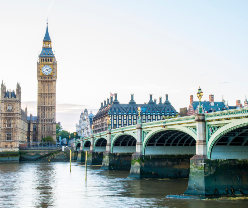Voyage de groupe à Londres – Big Ben et le Palais de Westminster lors d’un city trip au Royaume-Uni