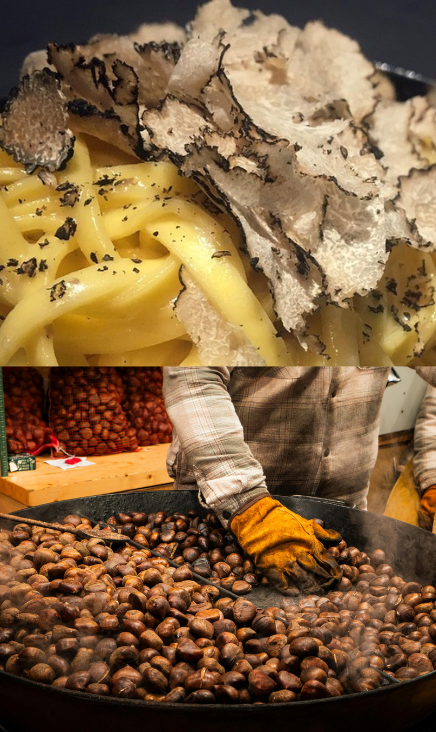 Offre groupe : la fête de la Châtaigne et de la Truffe en Italie !