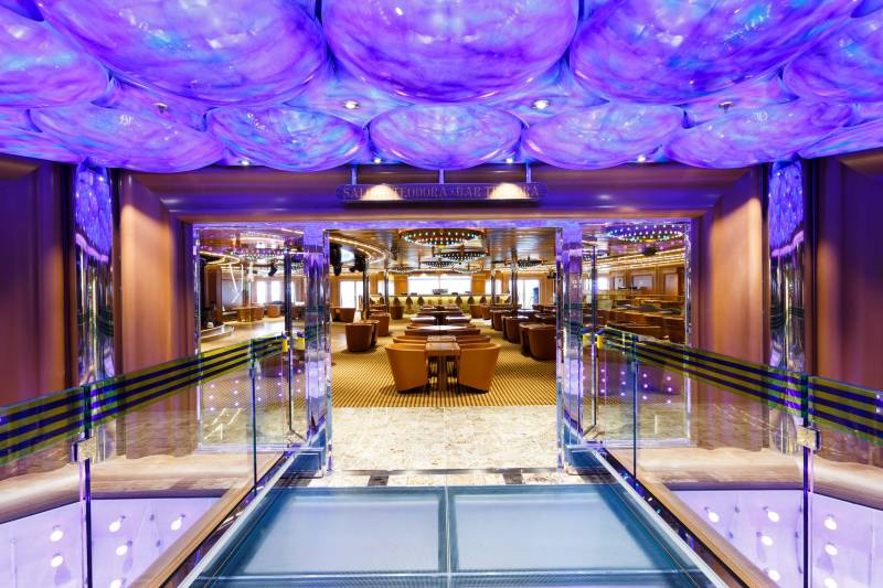 Salon Téodora du Costa Diadema, croisière pour CE