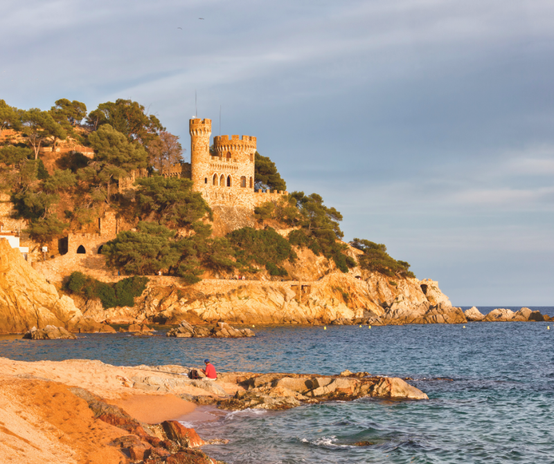 Paysages de la Costa Brava, entre mer Méditerranée et nature, lors d’un séjour en groupe organisé en Espagne.