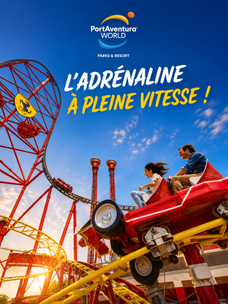 PortAventura World et Ferrari Land : quatre jours de sensations fortes sur la Costa Dorada.
