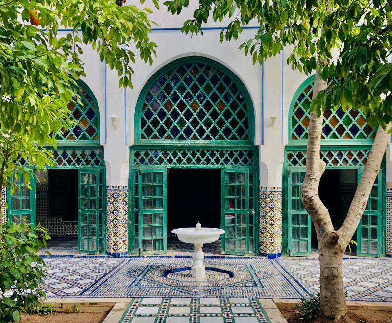 Jardin majorelle, circuit tout compris marrakech au départ de marseille